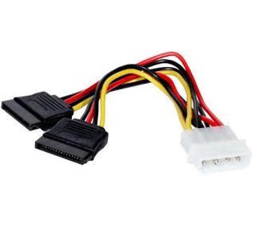 Кабель Molex <=> 2xSata 0.2 m ATcom AT8605 Кабель Molex <=> 2xSata 0.2 m ATcom AT8605