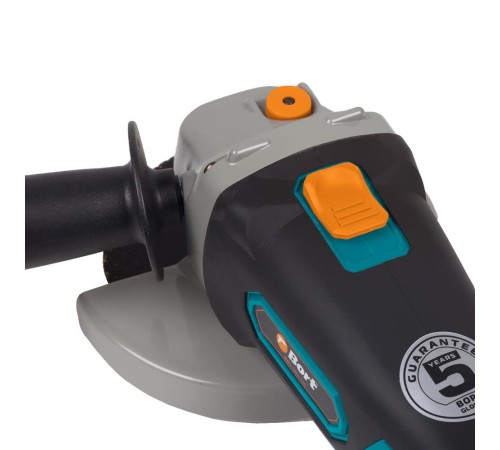 Bort Машина шлифовальная угловая аккумуляторная BWS-18Li-125 {18 В; Li-Ion ; 3 Ач; 9000 об/мин; 22,5 мм; 1,7 кг; 4 Ач; батарей 2 шт; аксессуаров 5 шт; гарантия 2 г} [93722340]