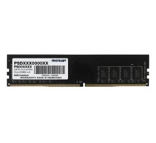 Модуль памяти PATRIOT Signature Line DDR4 Общий объём памяти 8Гб Module capacity 8Гб Количество 1 2666 МГц Множитель частоты шины 19 1.2 В черный PSD48G32002S