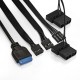 Exegate EX294384RUS Корпус Minitower ExeGate Mistery R2 (mATX, без БП, 2*USB+1*USB3.0, аудио, черный, 1 вент. 12см с RGB подсветкой и полоса на передней панели, боковая панель - закаленное стекло)