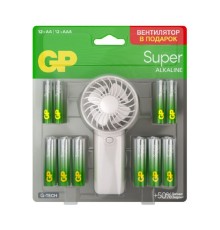 GP Super AAA (LR03/FR03), AA (LR6/ER14505/FR6/R6P)