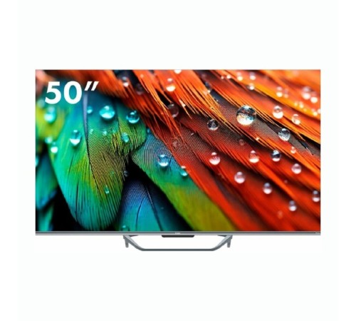 50" Телевизор HAIER Smart TV S4, QLED, 4K Ultra HD, серый, СМАРТ ТВ, Android TV[DH1VL5D04RU]