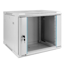 Exegate EX298601RUS Шкаф телекоммуникационный 19" настенный 9U ExeGate EC-WM-9U.450.G.GREY (19”, 9U, 600x450x500mm (ШхГхВ), передняя дверь закаленное стекло, съемные боковые панели, пыле- и влагозащит