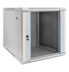 Exegate EX298604RUS Шкаф телекоммуникационный 19" настенный 12U ExeGate EC-WM-12U.600.G.GREY (19”, 12U, 600x600x635mm (ШхГхВ), передняя дверь закаленное стекло, съемные боковые панели, пыле- и влагоза