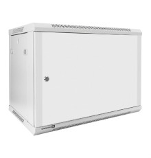 Exegate EX298613RUS Шкаф телекоммуникационный 19" настенный 9U ExeGate EC-WM-9U.450.M.GREY (19”, 9U, 600x450x500mm (ШхГхВ), передняя дверь металл, съемные боковые панели, пыле- и влагозащита IP23, све