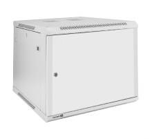 Exegate EX298614RUS Шкаф телекоммуникационный 19" настенный 9U ExeGate EC-WM-9U.600.M.GREY (19”, 9U, 600x600x500mm (ШхГхВ), передняя дверь металл, съемные боковые панели, пыле- и влагозащита IP23, све