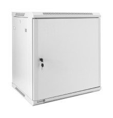 Exegate EX298615RUS Шкаф телекоммуникационный 19" настенный 12U ExeGate EC-WM-12U.450.M.GREY (19”, 12U, 600x450x635mm (ШхГхВ), передняя дверь металл, съемные боковые панели, пыле- и влагозащита IP23,