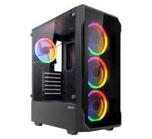 Ginzzu CL320 FAN 12CM FRGB*4
