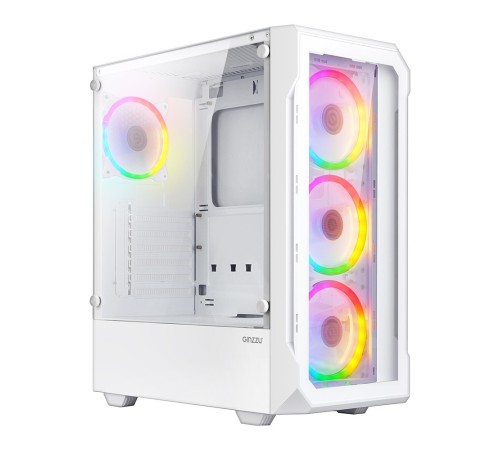 Ginzzu CL330 FAN 12CM FRGB*4 (Белый) Ginzzu CL330 FAN 12CM FRGB*4 (Белый)