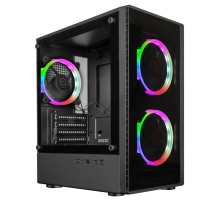 Ginzzu CL406 mATX FAN 3*12 FRGB (12RR4)