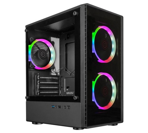 Ginzzu CL406 mATX FAN 3*12 FRGB (12RR4) Ginzzu CL406 mATX FAN 3*12 FRGB (12RR4)