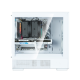Корпус Zalman P10 NAMU, MATX, WHITE, WINDOW, FRONT COVER WALNUT, 2x3.5", 3x2.5", 1xUSB TYPE-C, 1xUSB3.0, FRONT 2x120mm, REAR 1x120mm ARGB