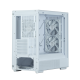 Корпус Zalman P10 NAMU, MATX, WHITE, WINDOW, FRONT COVER WALNUT, 2x3.5", 3x2.5", 1xUSB TYPE-C, 1xUSB3.0, FRONT 2x120mm, REAR 1x120mm ARGB