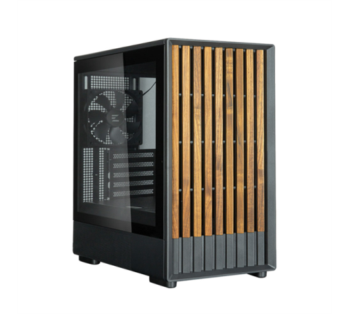 Корпус Zalman P10 NAMU, MATX, BLACK, WINDOW, FRONT COVER WALNUT, 2x3.5", 3x2.5", 1xUSB TYPE-C, 1xUSB3.0, FRONT 2x120mm, REAR 1x120mm ARGB Корпус Zalman P10 NAMU, MATX, BLACK, WINDOW, FRONT COVER WALNUT, 2x3.5", 3x2.5", 1xUSB TYPE-C, 1xUSB3.0, FRONT 2x120mm, REAR 1x120mm ARGB