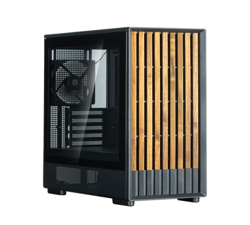 Корпус Zalman P10 NAMU, MATX, BLACK, WINDOW, FRONT COVER WALNUT, 2x3.5", 3x2.5", 1xUSB TYPE-C, 1xUSB3.0, FRONT 2x120mm, REAR 1x120mm ARGB Корпус Zalman P10 NAMU, MATX, BLACK, WINDOW, FRONT COVER WALNUT, 2x3.5", 3x2.5", 1xUSB TYPE-C, 1xUSB3.0, FRONT 2x120mm, REAR 1x120mm ARGB