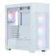Корпус ZALMAN S5 NEO, ATX, WHITE, WINDOW, 2xCOMBO (3.5" or 2.5"), 4x2.5", 1xUSB2.0, 1xUSB3.1, FRONT 3x120mm FRGB, REAR 1x120mm FRGB