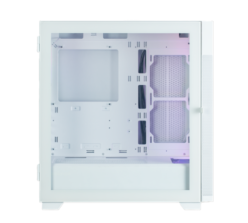 Корпус ZALMAN S5 NEO, ATX, WHITE, WINDOW, 2xCOMBO (3.5" or 2.5"), 4x2.5", 1xUSB2.0, 1xUSB3.1, FRONT 3x120mm FRGB, REAR 1x120mm FRGB