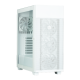 Корпус ZALMAN S5 NEO, ATX, WHITE, WINDOW, 2xCOMBO (3.5" or 2.5"), 4x2.5", 1xUSB2.0, 1xUSB3.1, FRONT 3x120mm FRGB, REAR 1x120mm FRGB