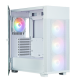 Корпус ZALMAN S5 NEO, ATX, WHITE, WINDOW, 2xCOMBO (3.5" or 2.5"), 4x2.5", 1xUSB2.0, 1xUSB3.1, FRONT 3x120mm FRGB, REAR 1x120mm FRGB