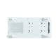 Корпус ZALMAN S5 NEO, ATX, WHITE, WINDOW, 2xCOMBO (3.5" or 2.5"), 4x2.5", 1xUSB2.0, 1xUSB3.1, FRONT 3x120mm FRGB, REAR 1x120mm FRGB