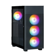 Корпус ZALMAN S5 NEO, ATX, BLACK, WINDOW, 2xCOMBO (3.5" or 2.5"), 4x2.5", 1xUSB2.0, 1xUSB3.1, FRONT 3x120mm FRGB, REAR 1x120mm FRGB