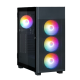 Корпус ZALMAN S5 NEO, ATX, BLACK, WINDOW, 2xCOMBO (3.5" or 2.5"), 4x2.5", 1xUSB2.0, 1xUSB3.1, FRONT 3x120mm FRGB, REAR 1x120mm FRGB