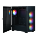 Корпус ZALMAN S5 NEO, ATX, BLACK, WINDOW, 2xCOMBO (3.5" or 2.5"), 4x2.5", 1xUSB2.0, 1xUSB3.1, FRONT 3x120mm FRGB, REAR 1x120mm FRGB