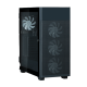 Корпус ZALMAN S5 NEO, ATX, BLACK, WINDOW, 2xCOMBO (3.5" or 2.5"), 4x2.5", 1xUSB2.0, 1xUSB3.1, FRONT 3x120mm FRGB, REAR 1x120mm FRGB