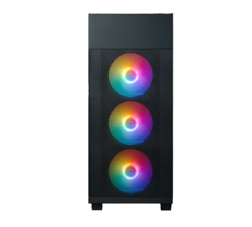 Корпус ZALMAN S5 NEO, ATX, BLACK, WINDOW, 2xCOMBO (3.5" or 2.5"), 4x2.5", 1xUSB2.0, 1xUSB3.1, FRONT 3x120mm FRGB, REAR 1x120mm FRGB