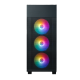 Корпус ZALMAN S5 NEO, ATX, BLACK, WINDOW, 2xCOMBO (3.5" or 2.5"), 4x2.5", 1xUSB2.0, 1xUSB3.1, FRONT 3x120mm FRGB, REAR 1x120mm FRGB