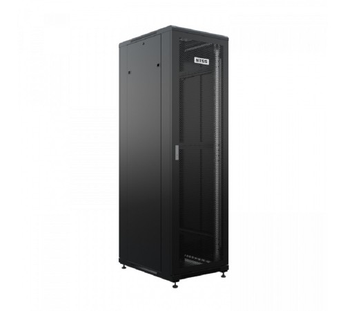 NTSS Шкаф напольный универсальный серверный NTSS R 18U 600х800мм, 4 профиля 19, двери перфорированная и перфорированная, боковые стенки съемные, регулируемые опоры, разобранный, черный RAL 9005 NTSS-R NTSS Шкаф напольный универсальный серверный NTSS R 18U 600х800мм, 4 профиля 19, двери перфорированная и перфорированная, боковые стенки съемные, регулируемые опоры, разобранный, черный RAL 9005 NTSS-R