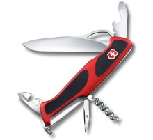 Нож перочинный Victorinox RangerGrip 61 (0.9553.MC) 130мм красный/черный карт.коробка
