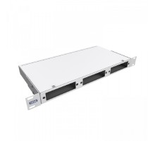 NTSS Кросс NTSS оптический 19''укомплектованный 1U, 24 порта SC/UPC, 9/125 мкм (планки, сплайс-кассета, пигтейлы, КДЗС, адаптеры) серый RAL 7035 NTSS-RFOB-1U-24-SC/U-9-SP1.5G1AY