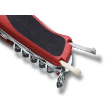 Нож перочинный Victorinox RangerGrip 55 (0.9563.C) 130мм 12функций красный/черный карт.коробка