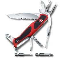 Нож перочинный Victorinox RangerGrip 174 Handyman (0.9728.WC) 130мм 17функций красный/черный карт.коробка