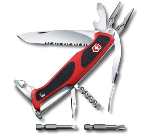Нож перочинный Victorinox RangerGrip 174 Handyman (0.9728.WC) 130мм 17функций красный/черный карт.коробка Нож перочинный Victorinox RangerGrip 174 Handyman (0.9728.WC) 130мм 17функций красный/черный карт.коробка