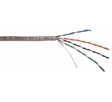 Кабель информационный Lanmaster TWT-5EUTP-LSZH кат.5е U/UTP не экранированный 4X2X24AWG LSZH внутренний 305м белый