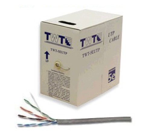 Кабель информационный Lanmaster TWT-5EUTP-LSZH кат.5е U/UTP не экранированный 4X2X24AWG LSZH внутренний 305м белый