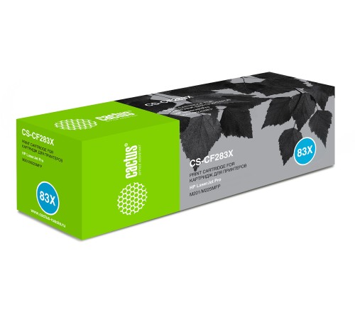 Картридж лазерный Cactus CS-CF283X CF283X черный (2200стр.) для HP LJ Pro M225dn/M201/M202