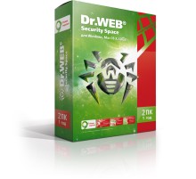 Программное Обеспечение DR.Web Security Space 2PC 1Y Base Box (BHW-B-12M-2-A3)