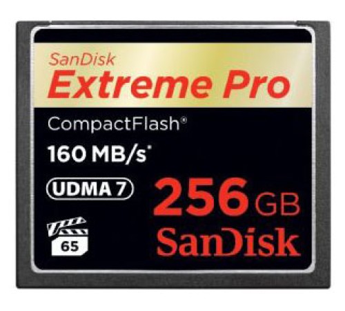 Карта памяти SanDisk Extreme Pro CF 160MB/s 256 GB VPG 65, UDMA 7 Карта памяти SanDisk Extreme Pro CF 160MB/s 256 GB VPG 65, UDMA 7