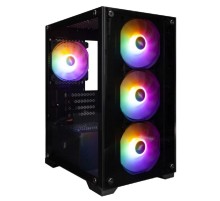 1STPLAYER FIREBASE X2-M / mATX / 4x120mm FRGB fans / X2-M-BK-4F1