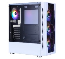 1STPLAYER DK D4 White / ATX / 4x120mm FRGB fans / D4-WH-4F1