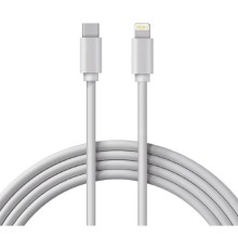 Кабель Lightning – Type-C 3A, 1м, ПВХ, белый REXANT