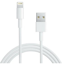 Кабель USB-A – Lightning, 2,4А, 2м, ПВХ, белый REXANT