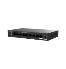 IP-COM G2210P-8-120W Коммутатор управляемый PoE, 10 портов, 9x1 Гбит/с, SFP 1x1 Гбит/с, PoE 8x 30Вт (до 110 Вт)