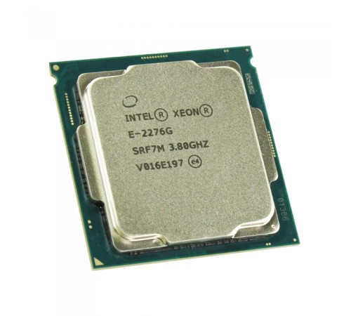 Xeon E-2276G 6 Cores, 12 Threads, 3.8/4.9GHz, 12M, DDR4-2666, Graphics, 80W OEM