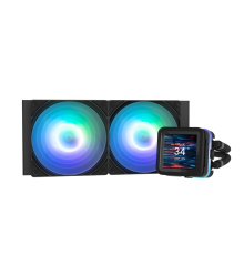 Система водяного охлаждения Zalman Alpha2 A24 DS ARGB черная 120мм алюминий+медь 2000rpm 29.7db 4-pin 320W