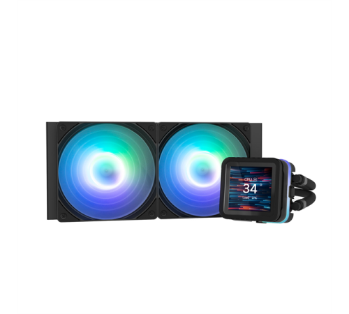 Система водяного охлаждения Zalman Alpha2 A24 DS ARGB черная 120мм алюминий+медь 2000rpm 29.7db 4-pin 320W
