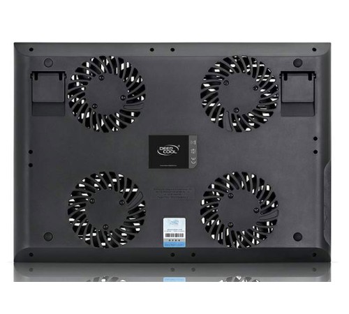 Подставка для ноутбука Deepcool MULTI CORE X8 (MULTICOREX8) 17"381x268x29мм 23дБ 2xUSB 4x 100ммFAN 1290г алюминий/пластик черный